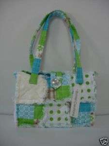 Patchwork quilted rag bag, rag bag purse, patchwork rag  