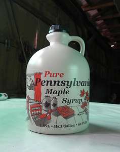 Gallon Pure Pennsylvania Maple Syrup  