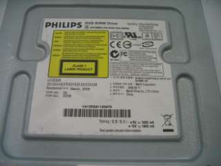 Philips DVD8801/96 DVD R/RW Optical Drive Black Bezel  
