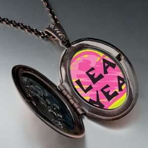 Leap Year Pink Heart Photo Pendant Necklace