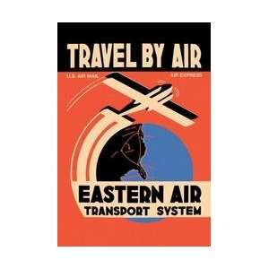  Eastern Air Transport System 12x18 Giclee on canvas