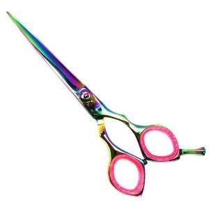 ACME USA 5.5 PEACOCK Titanium Hair Cutting Shears / Scissors for Left 