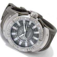 NEW INVICTA II GMT Grey Dial Polyurethane Watch 0665  