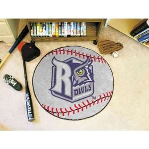  Rice Owls NCAA Baseball Round Floor Mat (29) Sports 