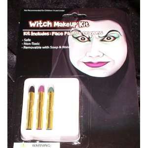    Witch Makeup Kit   White with Color Crayons: Everything Else