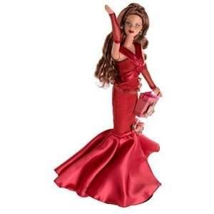  Barbie: Birthday Wishes Barbie Doll   Red: Toys & Games