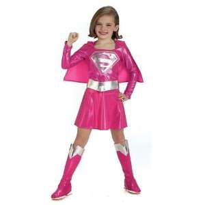  Pink Supergirl Child Costume: Toys & Games