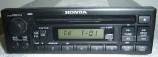   HONDA Odyssey Accord Civic CRV CR V Radio Stereo CD Player 1XU0  