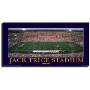  Iowa State Cyclones Jack Trice Stadium Panoramic Framed 