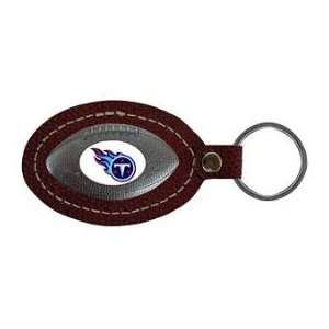  Tennessee Titans Leather Football Key Ring: Sports 