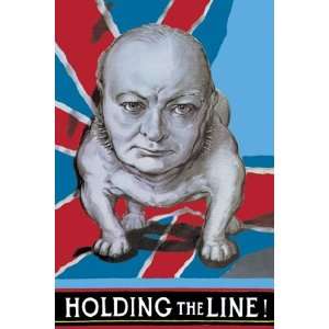 Holding the Line by Henri Guigon 12x18 