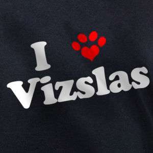 LOVE VIZSLAS T SHIRT lovely vizsla dog owner gift new  