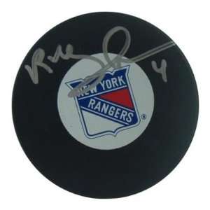  Steiner New York Rangers Ron Greschner Autographed Puck 