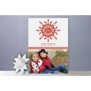  Nordic Snowflake Holiday Photo Cards Health & Personal 