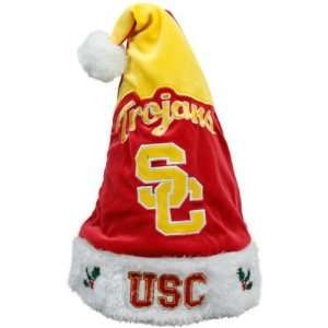 USC Trojans 2011 Colorblock Runoff Plush Santa Hat: Sports 