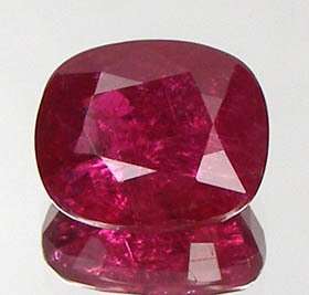 Pegeon Blood Red 5.05 Cts.Unheated Ruby GRS Certificate  
