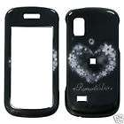 Heart Black Hard Case Cover for Samsung SOLSTICE A887