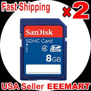   New SanDisk Secure Digital 8GB SDHC SD HC CLASS 4 Flash Memory Card 8G