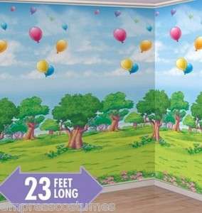 Winnie the Pooh Scene Setter Room Roll 7m Props Party Decorations 