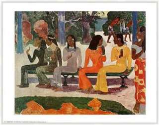 Kunstdruck Poster Paul Gauguin Ta Matete  