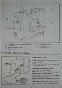 Brother VX 808 Sewing Machine Instruction Manual On CD