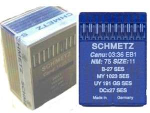 SCHMETZ Embroidery Sewing Needles,B27 100pcs.# 14/90  