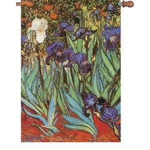  Premier Designs 28 In Flag   Van Gogh Irises: Toys & Games