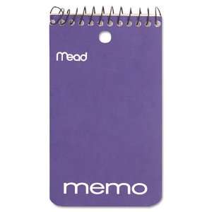  Mead Products   Mead   Memo Book, College Ruled, 3 x 5 