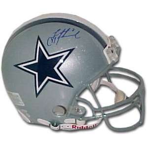  Troy Aikman Dallas Cowboys Autographed Helmet: Sports 