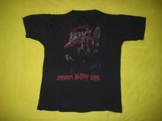 1987 DEATH SCREAM BLOODY GORE ORIGINAL VINTAGE T SHIRT METAL tour 