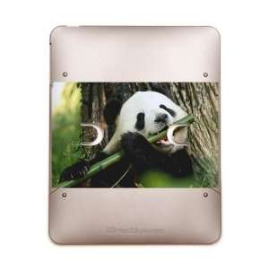  iPad 5 in 1 Case Metal Bronze Panda Bear Eating 