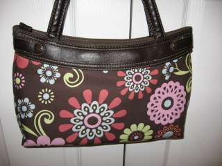 ONE 31 THIRTY TOO! Fitted Purse Skirt (Cover)   Brown & Pink Daisy 