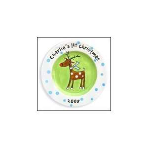  Personalized Rudolph (Boy) Plate 