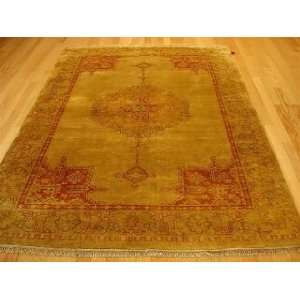    6x8 Hand Knotted Oushak Pakistan Rug   62x810