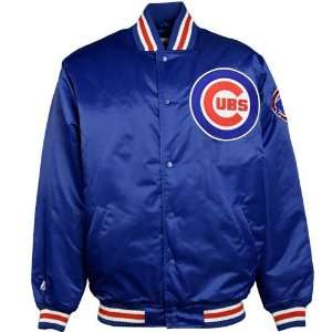 : Majestic Chicago Cubs Royal Blue Authentic Collection Satin Jacket 