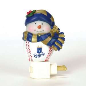  Pack of 2 MLB Kansas City Royals Snowman Christmas Night 