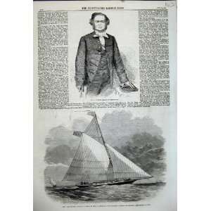   1858 Mr Smith Mayor Melbourne Columbus Ship Webb Sea