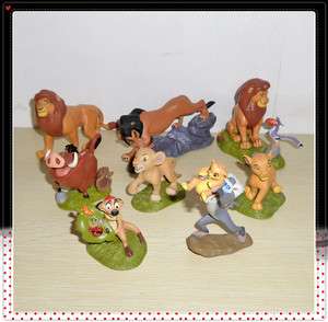 New 8PCS Lot of The Lion King Figure Toys Simba  