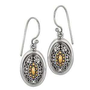  Sterling Silver 18k Gold Balinese Collection Earrings 