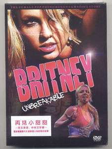 Britney Spears  Unbreakable Hong Kong DVD R0 Wholesale  
