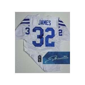  Edgerrin James Indianapolis Colts Authentic NFL Puma White 