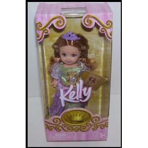   Doll in Purple Gown with Red Hair and Purple Crown: Toys & Games