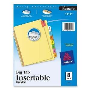  CI2138   Worksaver Big Tab Insertable Divider Office 