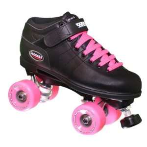  Riedell Carrera Skates MOTION mens or womens   Size 1   Black boot 