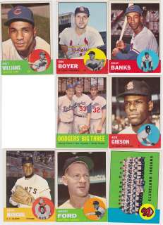 1963 Topps complete baseball set ExMt/NM   w/(23) PSA inc. Pete Rose 