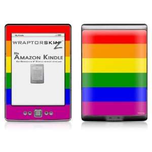 Rainbow Stripes Skin (fits  Kindle 4   6 display, no keyboard)