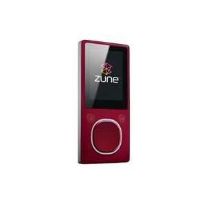   Zune 8GB Digital Media Player Red Deluxe  Acessory Kit Electronics
