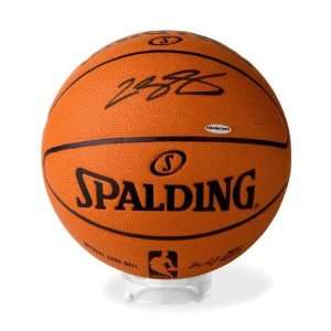  LeBron James Autographed Basketball
