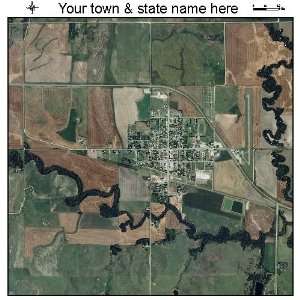  Aerial Photography Map of Lucas, Kansas 2010 KS 