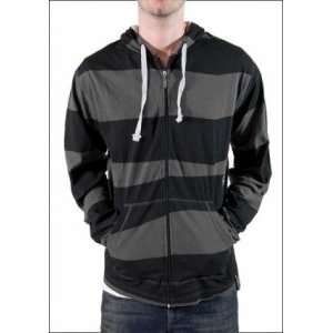  Volcom Clothing Crooked Stripe Hooded Jersey Sports 